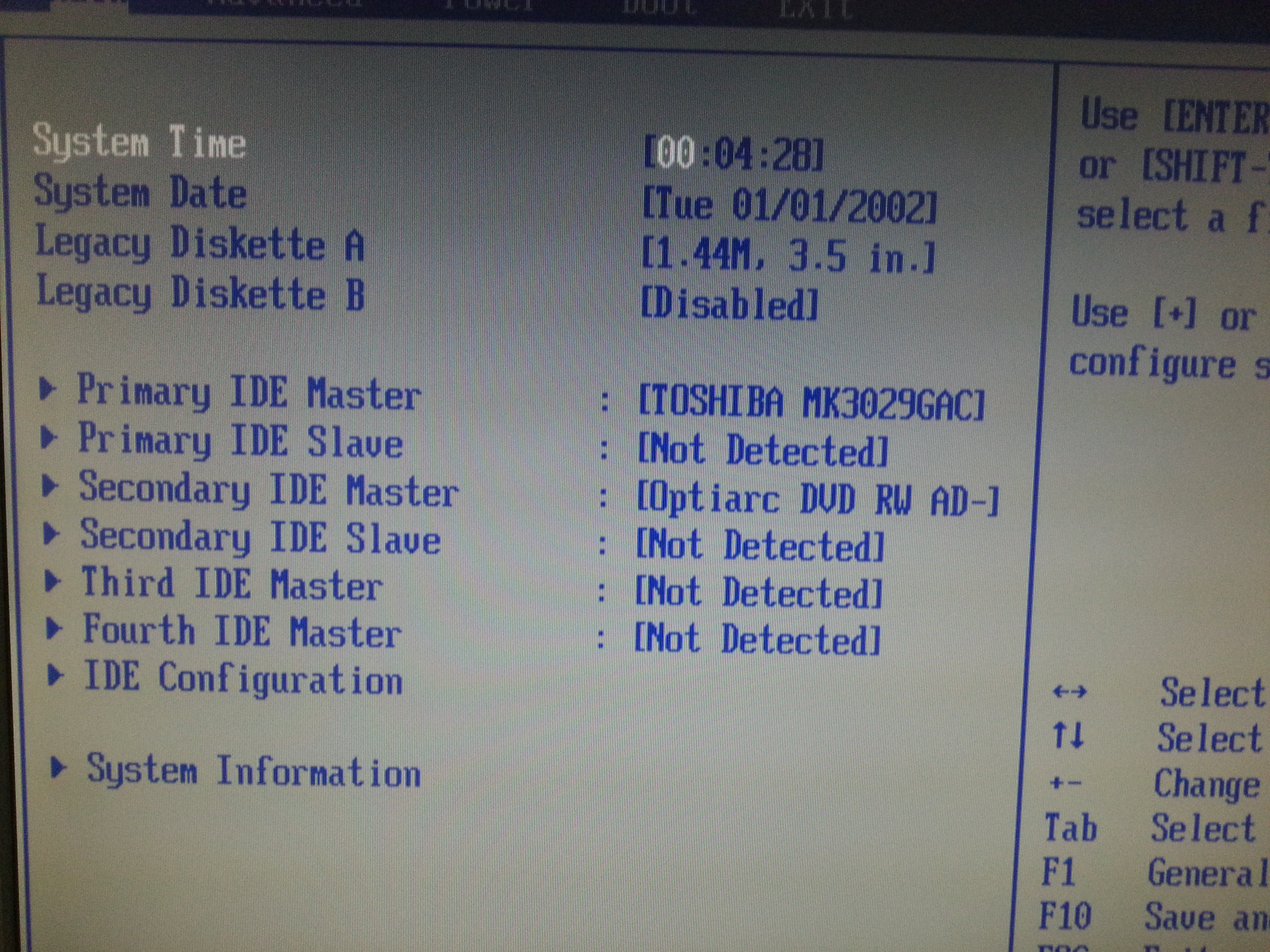 No ide Master h.d.d detected что это значит. No ide Master HDD detected Press f1 to Resume как убрать. Detect configuration